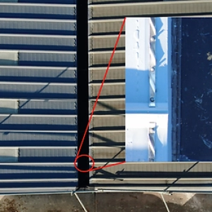  Drone inspection of roof gutters provides amazing detail for building surveyor